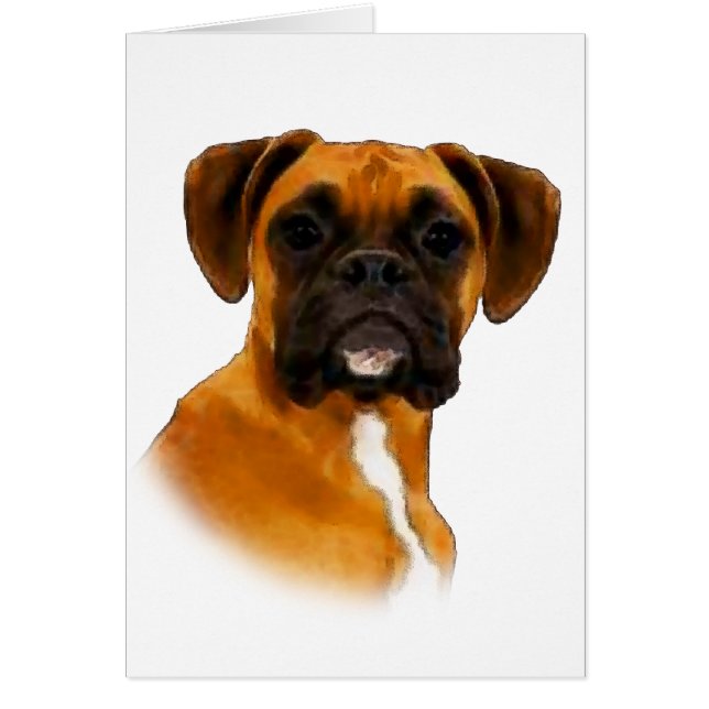 Boxer Hälsningskort (Framsidan)