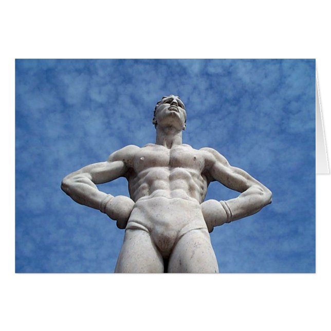 Boxer Hälsningskort (Framsidan Horizontal)