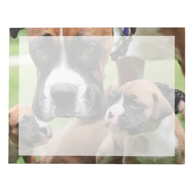 Boxer - Helikopter Mamma Anteckningsblock (Framsida)