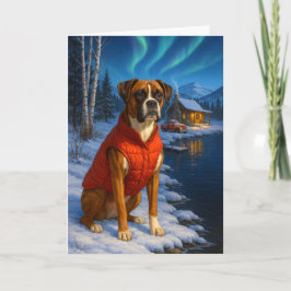 Boxer Holiday Card Helgkort