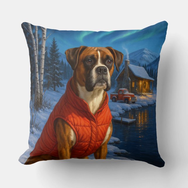 Boxer Holiday  Kudde (Framsida)
