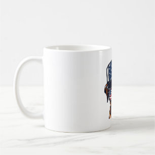 Boxer Hund 4 juli Kaffemugg