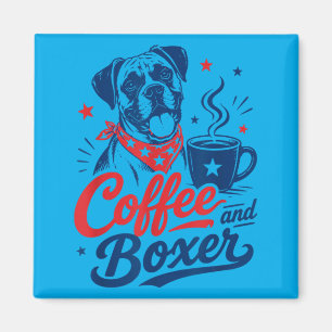 Boxer Hund Ägare Mamma Pappa Husdjur Älskare Män K Magnet