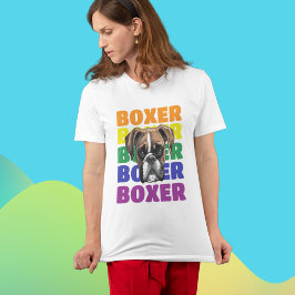 Boxer Hund älskare T-Shirt