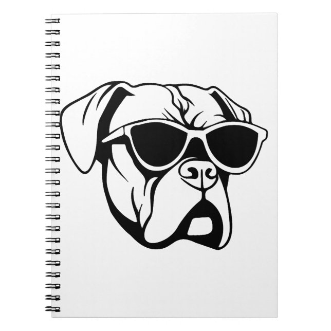 Boxer Hund Anteckningsbok (Framsidan)