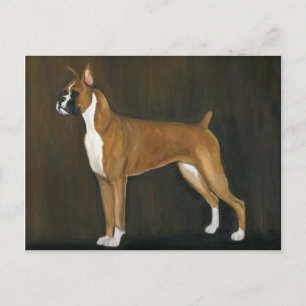 Boxer Hund Art-vykort Vykort