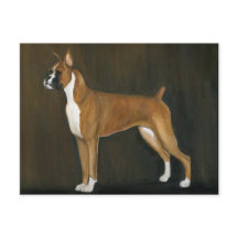 Boxer Hund Art-vykort