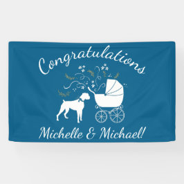 Boxer Hund Baby Shower