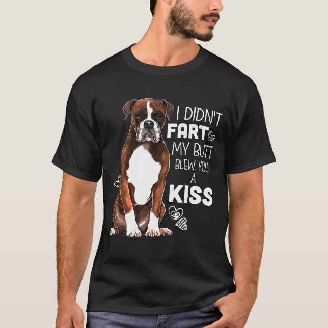 Boxer Hund Boxer Hund T Shirt (Framsida)