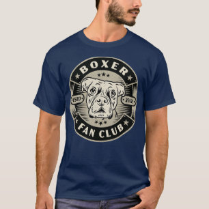 Boxer Hund Fläkt T Shirt