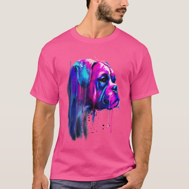 Boxer Hund för en boxer Mamma T Shirt (Framsida)