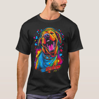 Boxer Hund Guitar T Shirt