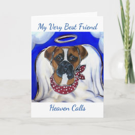 Boxer Hund Helgkort