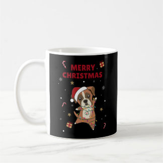 Boxer Hund jul Snö Winter Animals Hundar Kaffemugg