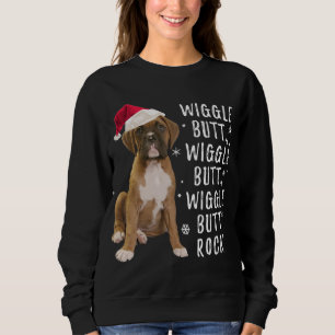 Boxer Hund jul - Wiggle Butt Sten T Shirt