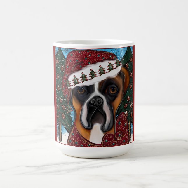 Boxer Hund Kaffemugg (Center)