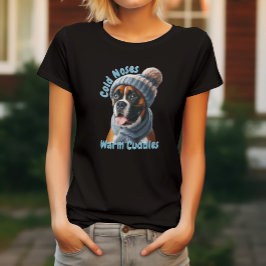 Boxer Hund Kall Noses, varma Cuddles T Shirt