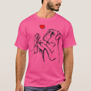 Boxer Hund Kärlek Women Kids Girls T Shirt