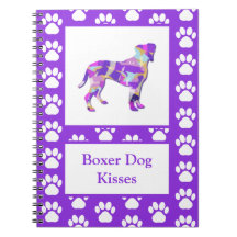 Boxer Hund Kisses Silhouette Cute PPY&B