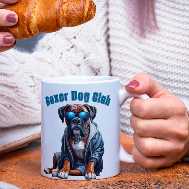 Boxer Hund Klubb Kaffemugg (Skapare uppladdad)