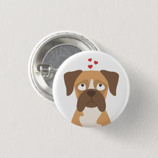 Boxer Hund Knapp Pin, Boxer Hund Pin, Boxer Älskar