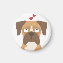 Boxer Hund Magnet, Boxer Hund Gåva, boxer älskare Magnet