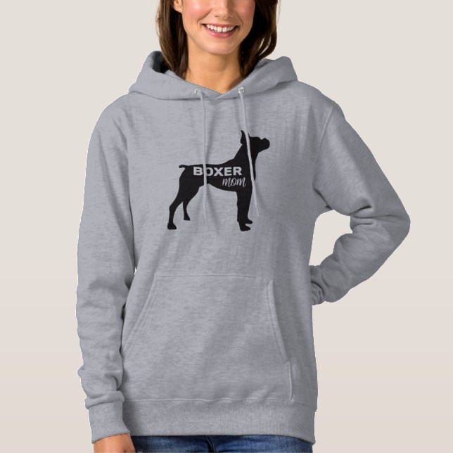 Boxer Hund Mamma ger till henne T Shirt (Framsida)
