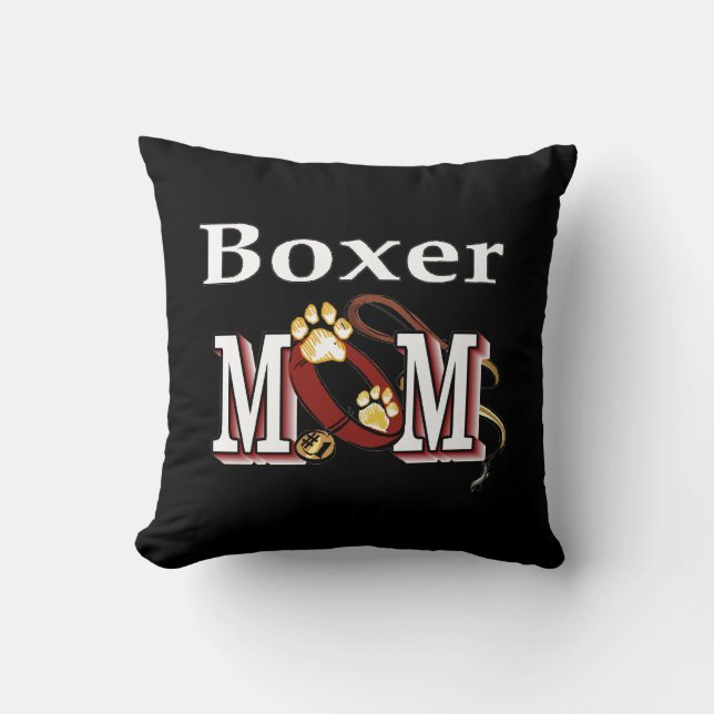 Boxer Hund MAMMA Kudde (Framsida)