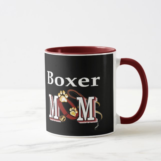Boxer Hund MAMMA Mugg (Höger)