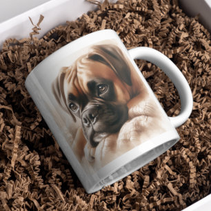 Boxer Hund: Master of Chill & Expert Snuggler Kaffemugg
