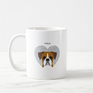 Boxer Hund Mugg