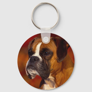 Boxer hund nyckelring