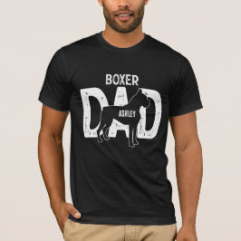 Boxer Hund Pappa Puppy Pappa T Shirt