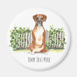 Boxer Hund Personlig Magnet