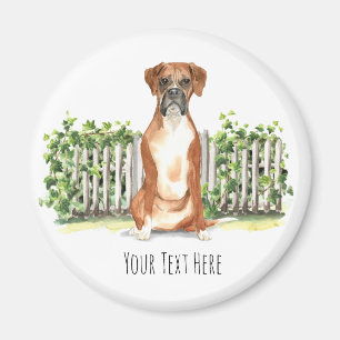 Boxer Hund Personlig Magnet