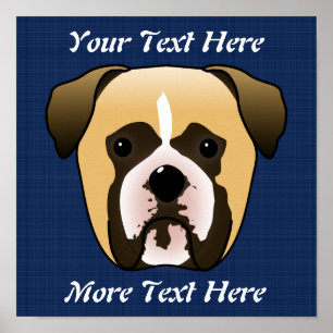 Boxer Hund Poster