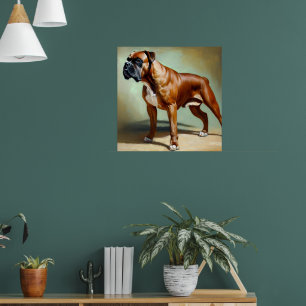 Boxer Hund Poster