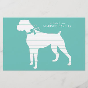 Boxer Hund Puppy Brevpapper