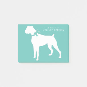 Boxer Hund Puppy Post-it Block