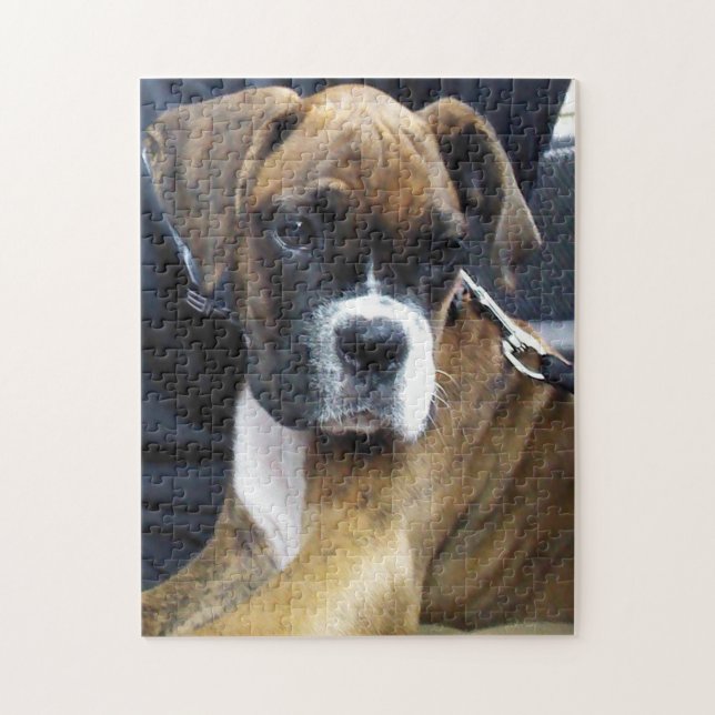 BOXER HUND-pussel Pussel (Vertikal)