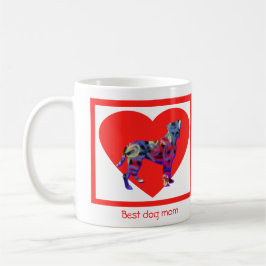 Boxer Hund Red Valentine Day Heart Coffee Mugg