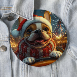 Boxer Hund Rulltrappa Jul Knapp