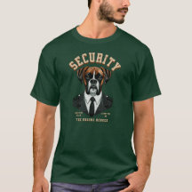 Boxer Hund, Security, Unsung Heroes T-Shirt