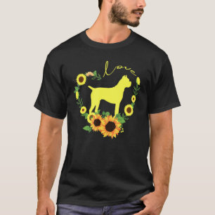Boxer Hund Solros Han T Shirt