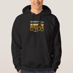 Boxer Hund Solrosor Söt Boxer Hund  2 Hoodie
