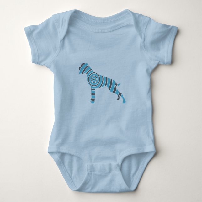 Boxer Hund Tee Shirt (Framsida)