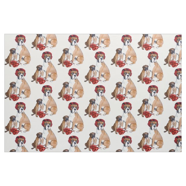 Boxer-hund Tyg (Fat Quarter)