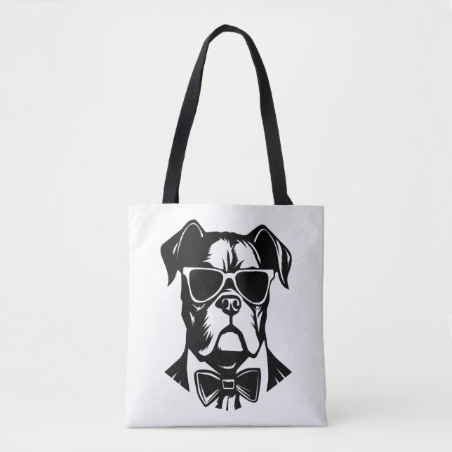 Boxer Hund Tygkasse (Framsida)