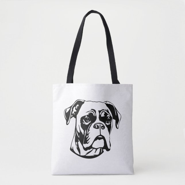 Boxer Hund Tygkasse (Framsida)