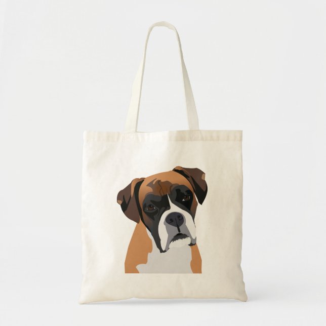 Boxer Hund Tygkasse (Framsidan)